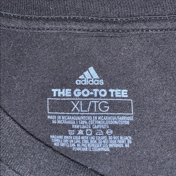Adidas Black The Go-To Tee - Picture 2 of 2